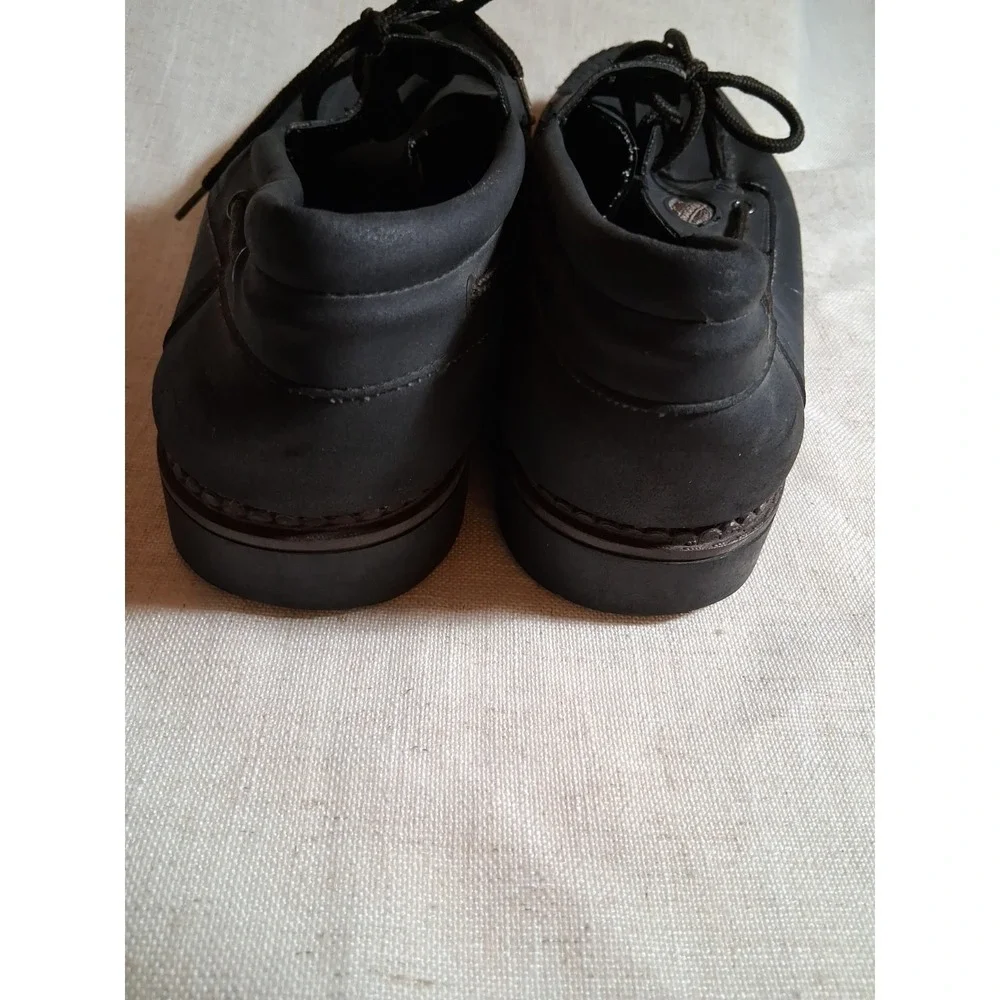 Rugged Outback Mens Black Boat Shoes‎ Loafers Wide Width Size 13W Lug Sole